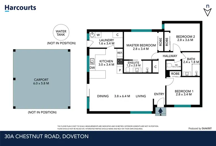 Floorplan of Homely unit listing, 30a Chestnut Road, Doveton VIC 3177