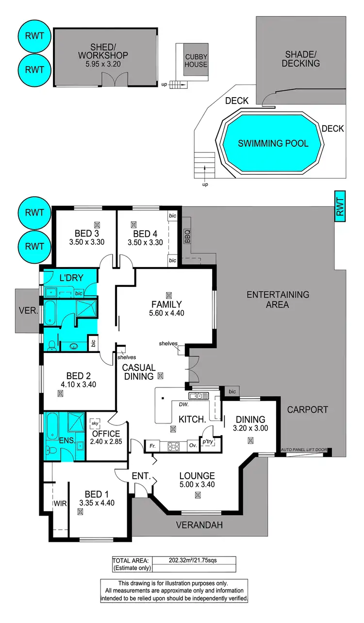 Floorplan of Homely house listing, 15 Quinvale Road, Hallett Cove SA 5158