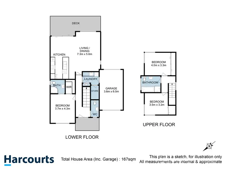 Floorplan of Homely villa listing, 8/10 Denison Street, Kingston TAS 7050