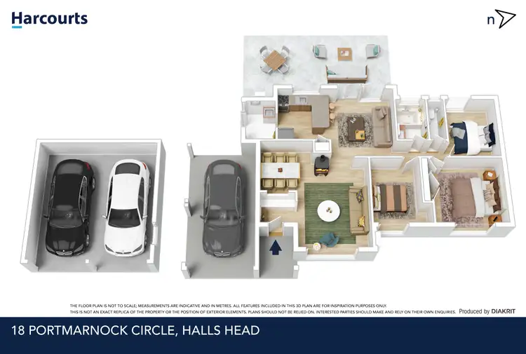 Floorplan of Homely house listing, 18 Portmarnock Circle, Halls Head WA 6210