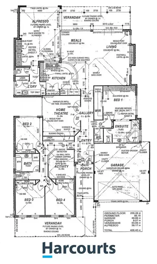 Floorplan of Homely house listing, 39 Lewin Way, Scarborough WA 6019
