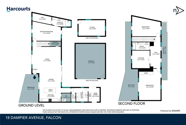 Floorplan of Homely house listing, 18 Dampier Avenue, Falcon WA 6210