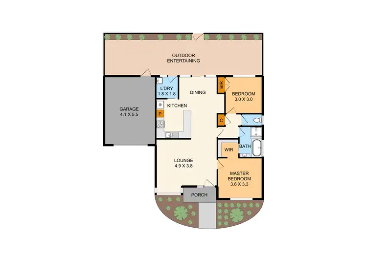 Floorplan of Homely unit listing, 9/152 Underwood Road, Ferntree Gully VIC 3156