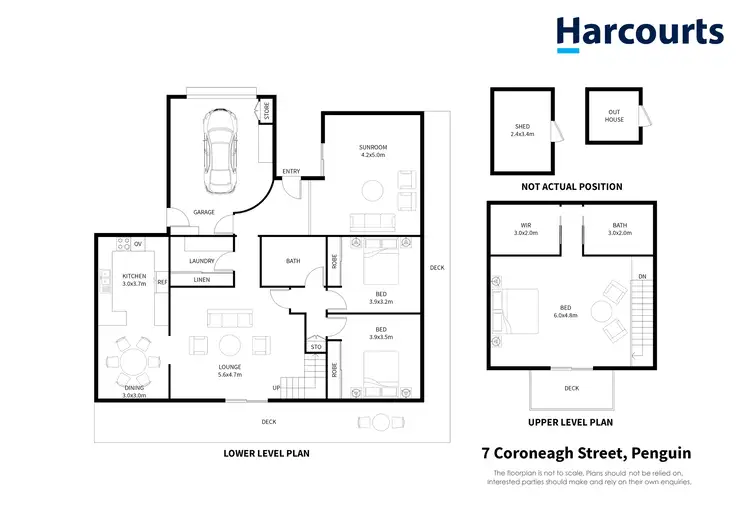 Floorplan of Homely house listing, 7 Coroneagh Street, Penguin TAS 7316
