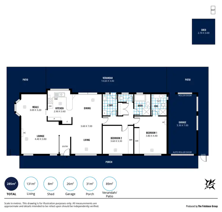 Floorplan of Homely house listing, 24 Agnes Gillespie Drive, Hayborough SA 5211