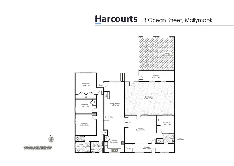 Floorplan of Homely house listing, 8 Ocean Street, Mollymook NSW 2539