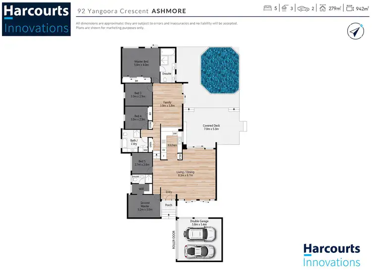 Floorplan of Homely house listing, 92 Yangoora Crescent, Ashmore QLD 4214