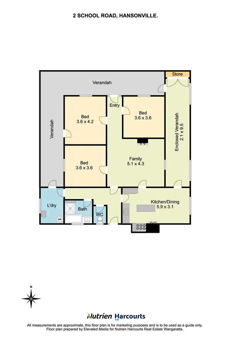 Floorplan of Homely rural property listing, 2 School Road, Hansonville VIC 3675