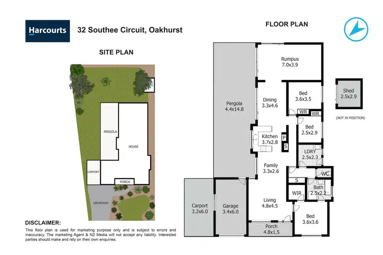 Floorplan of Homely house listing, 32 Southee Circuit, Oakhurst NSW 2761