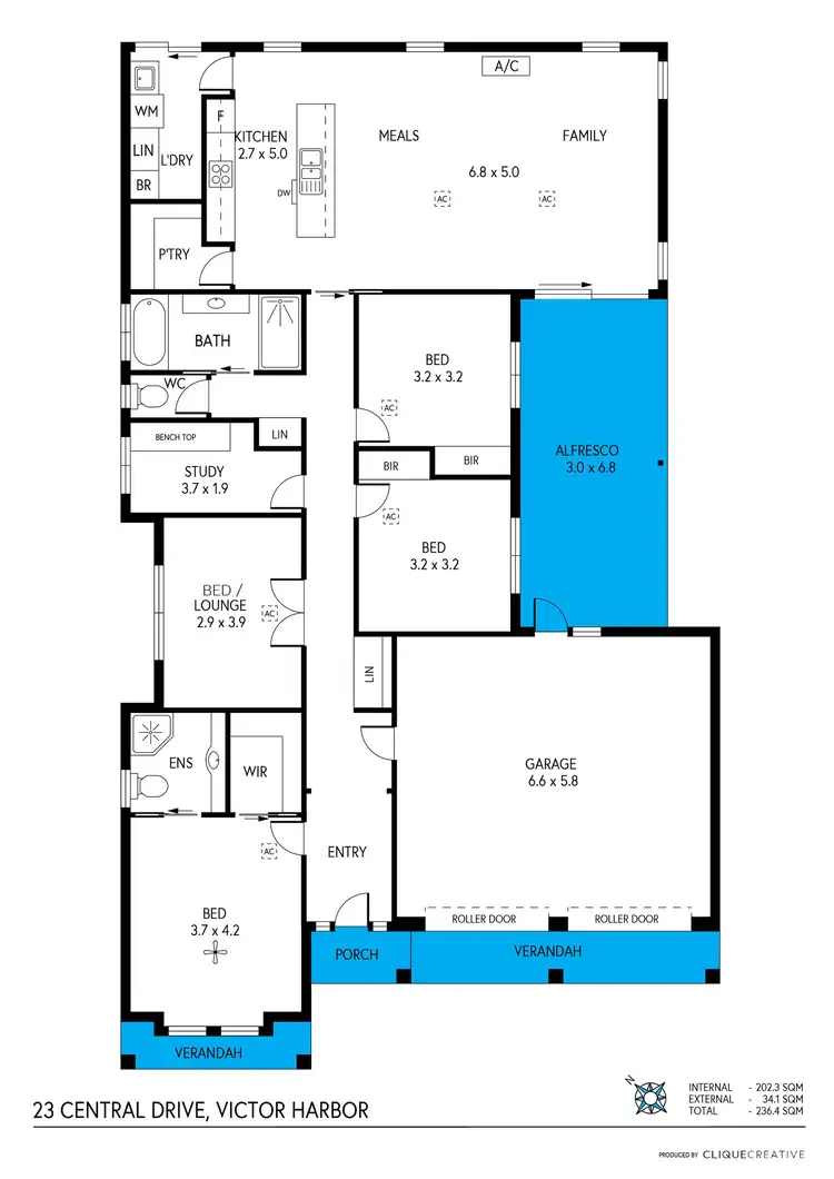 Floorplan of Homely house listing, 23 Central Drive, Victor Harbor SA 5211