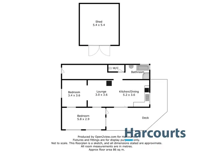 Floorplan of Homely house listing, 703 West Nook Road, Nook TAS 7306
