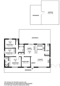 Floorplan of Homely house listing, 9 Cassia Street, Surrey Downs SA