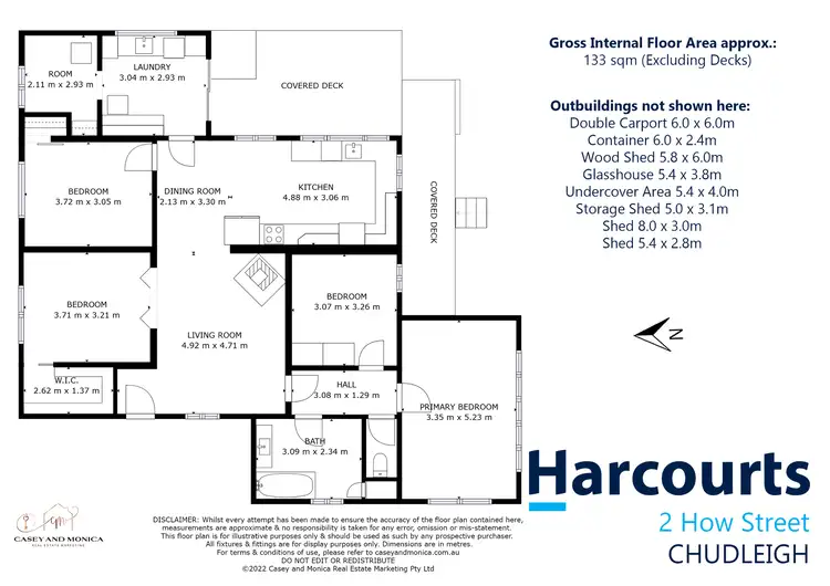 Floorplan of Homely house listing, 2 How Street, Chudleigh TAS 7304