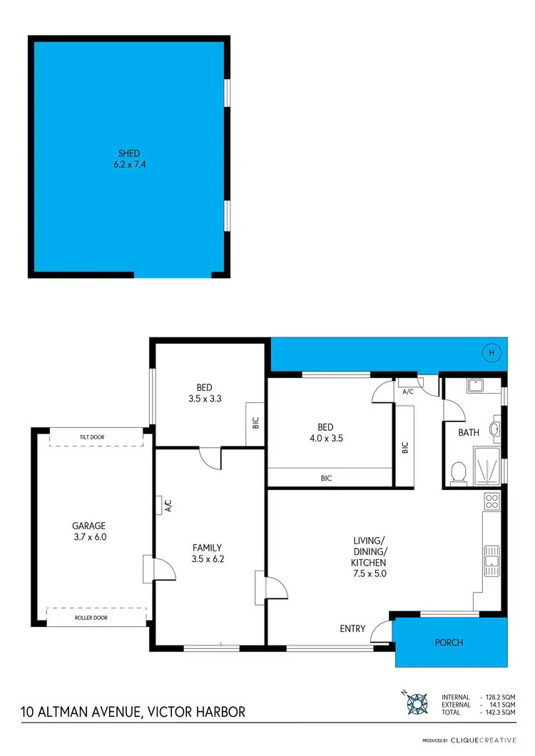Floorplan of Homely house listing, 10 Altman Avenue, Victor Harbor SA 5211