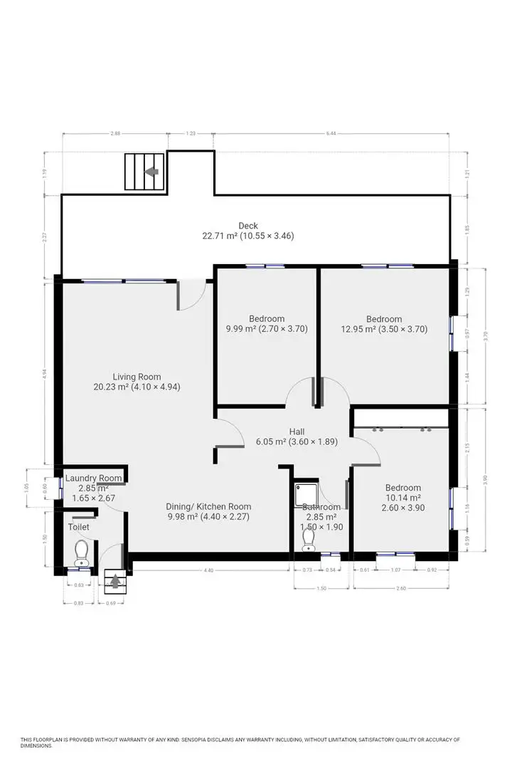 Floorplan of Homely house listing, 18 Freeland Avenue, Stawell VIC 3380
