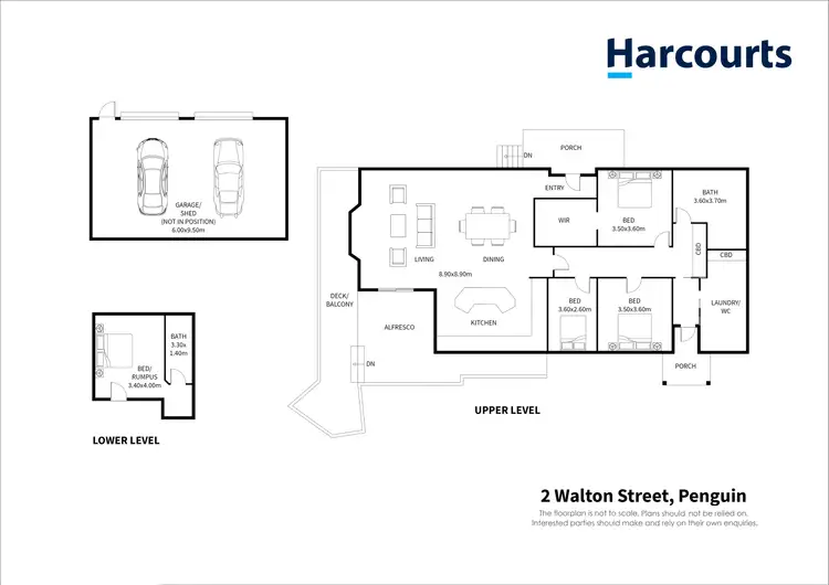 Floorplan of Homely house listing, 2 Walton Street, Penguin TAS 7316