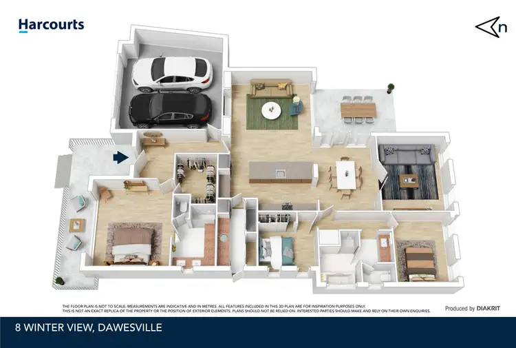 Floorplan of Homely house listing, 8 Winter View, Dawesville WA 6211