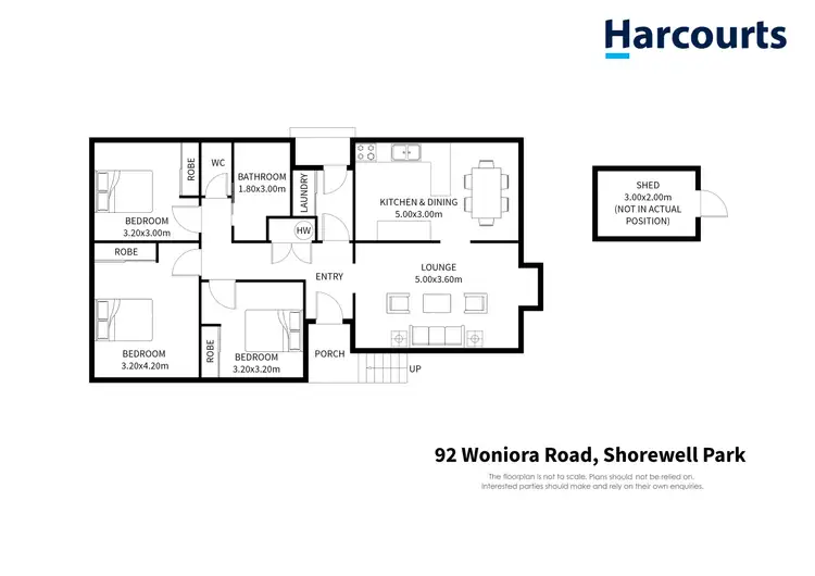 Floorplan of Homely house listing, 92 Woniora Road, Shorewell Park TAS 7320