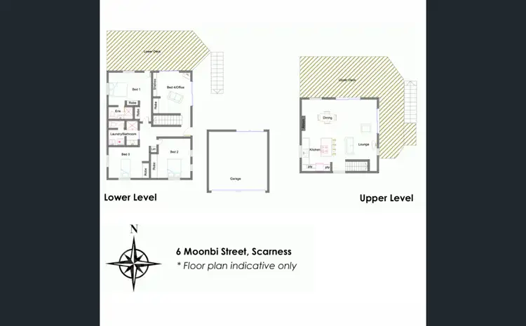 Floorplan of Homely house listing, 6 Moonbi Street, Scarness QLD 4655
