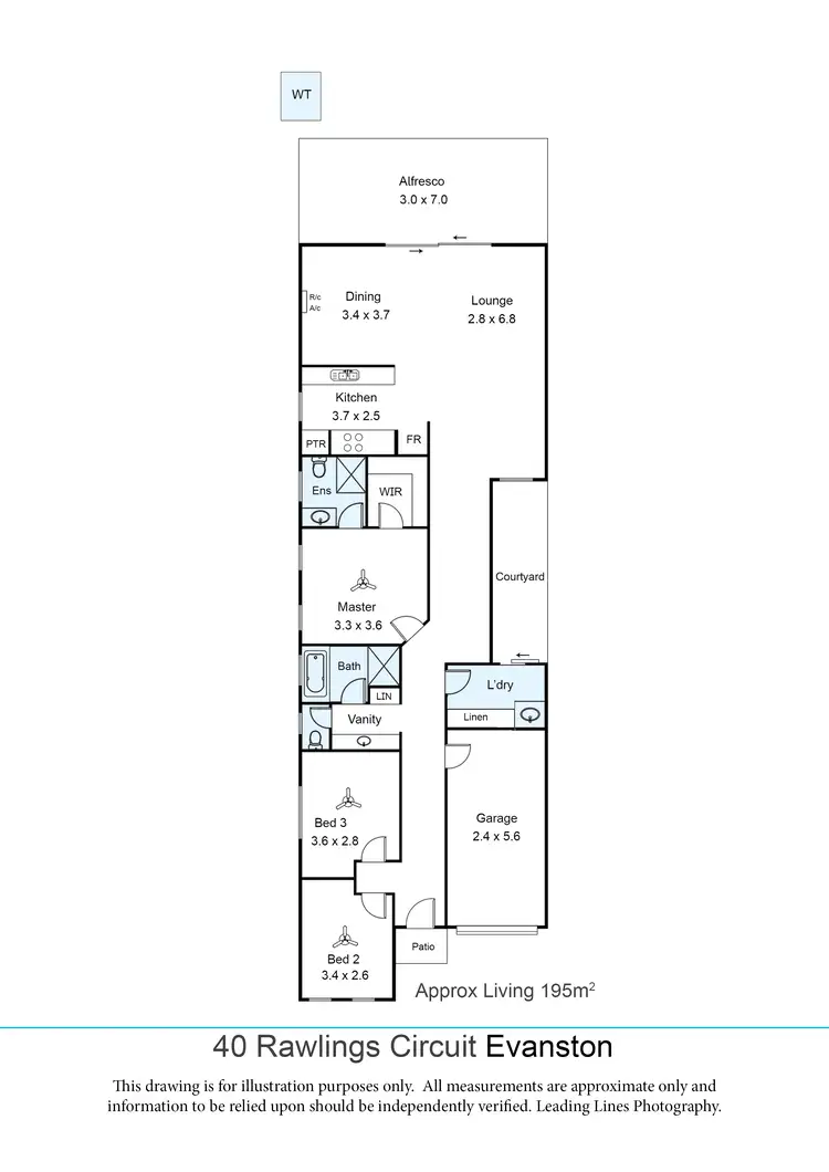 Floorplan of Homely house listing, 40 Rawlings Circuit, Evanston SA 5116