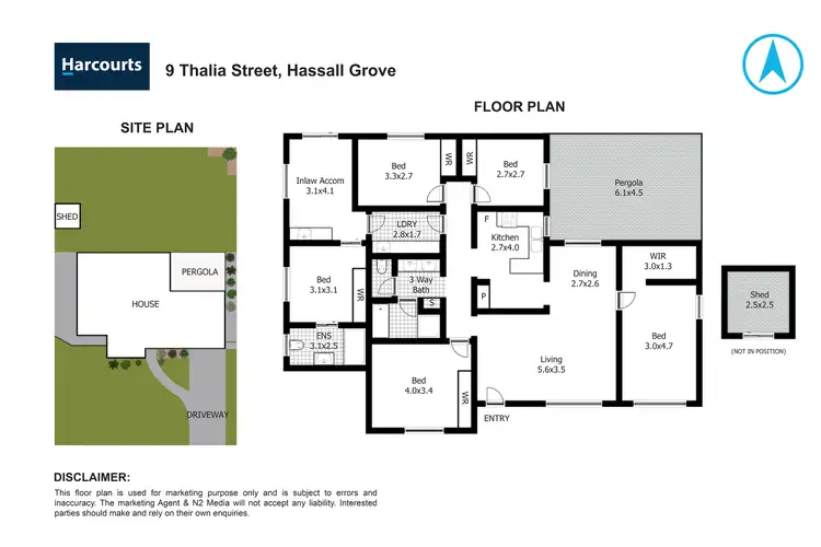 Floorplan of Homely house listing, 9 Thalia Street, Hassall Grove NSW 2761