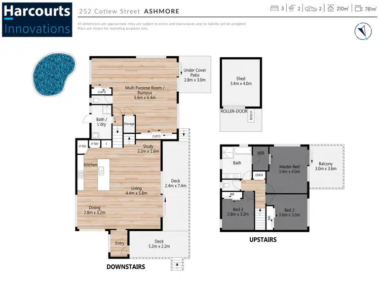 Floorplan of Homely house listing, 252 Cotlew Street, Ashmore QLD 4214