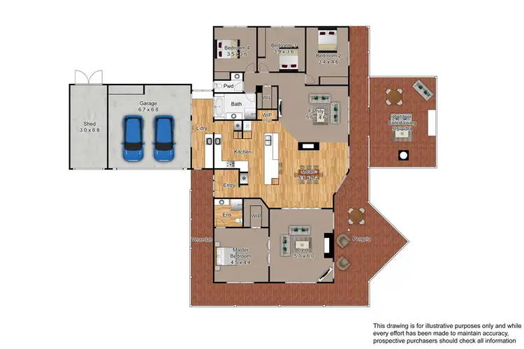 Floorplan of Homely house listing, 38 Rosebank Lane, Beaconsfield Upper VIC 3808