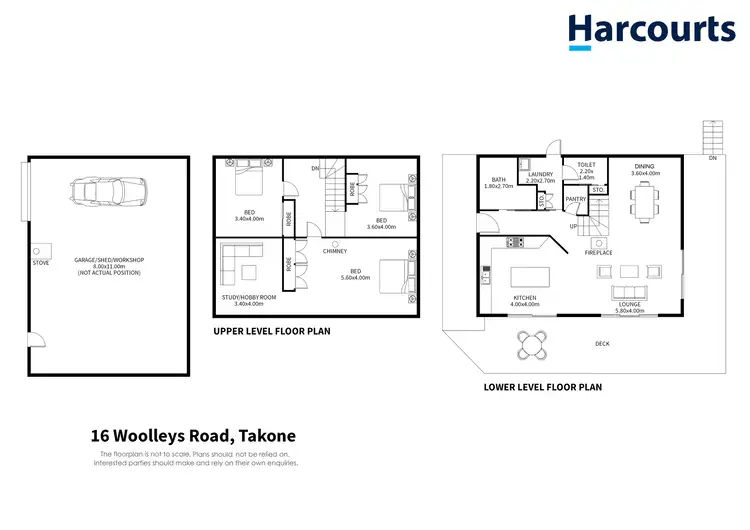Floorplan of Homely house listing, 16 Woolleys Road, Takone TAS 7325