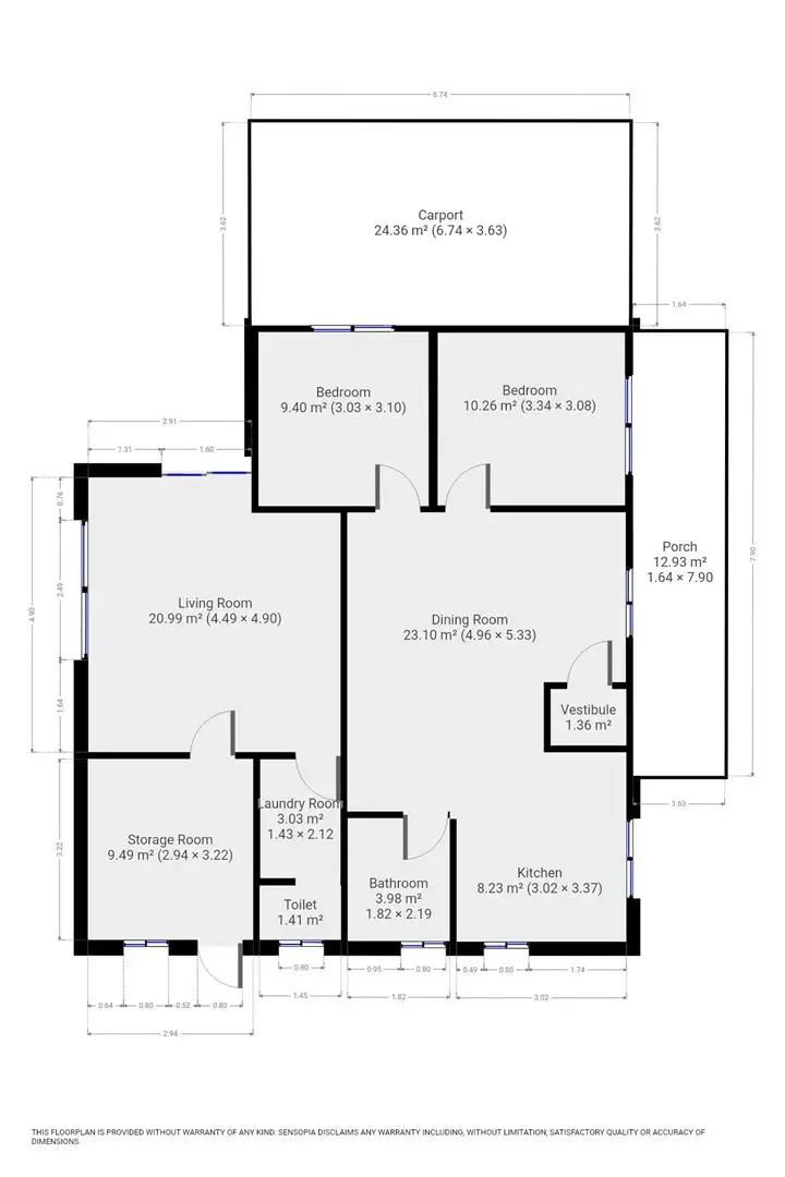 Floorplan of Homely house listing, 13 Walker Street, Stawell VIC 3380