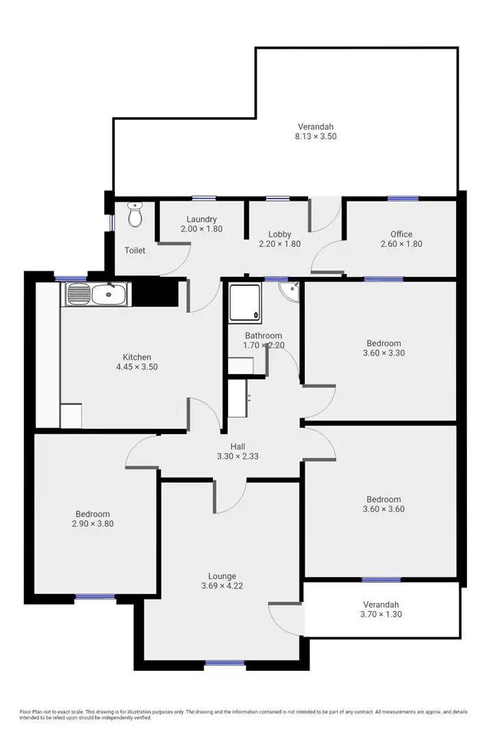 Floorplan of Homely house listing, 49 Queen Street, Peterborough SA 5422