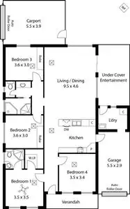 Floorplan of Homely house listing, 30 Blue Wren Circuit, Mawson Lakes SA