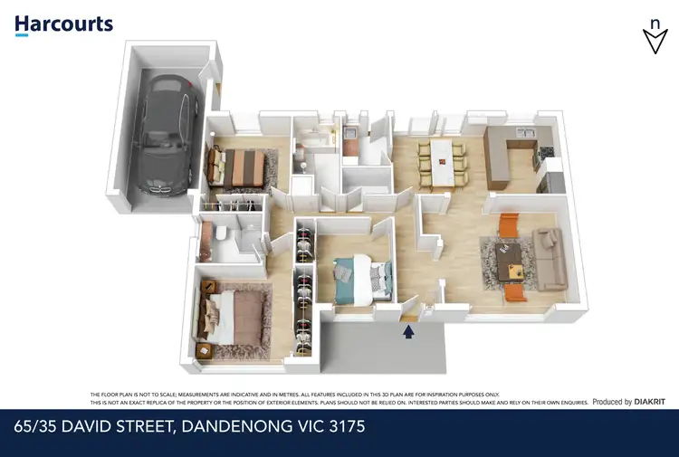 Floorplan of Homely house listing, 65/35 David Street, Dandenong VIC 3175