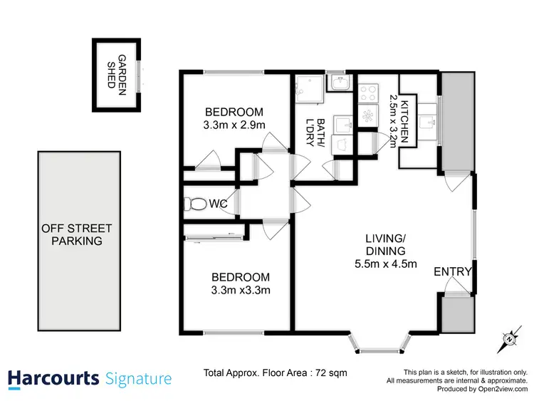 Floorplan of Homely unit listing, 4/23 Vieste Drive, Glenorchy TAS 7010