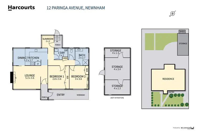 Floorplan of Homely house listing, 12 Paringa Avenue, Newnham TAS 7248