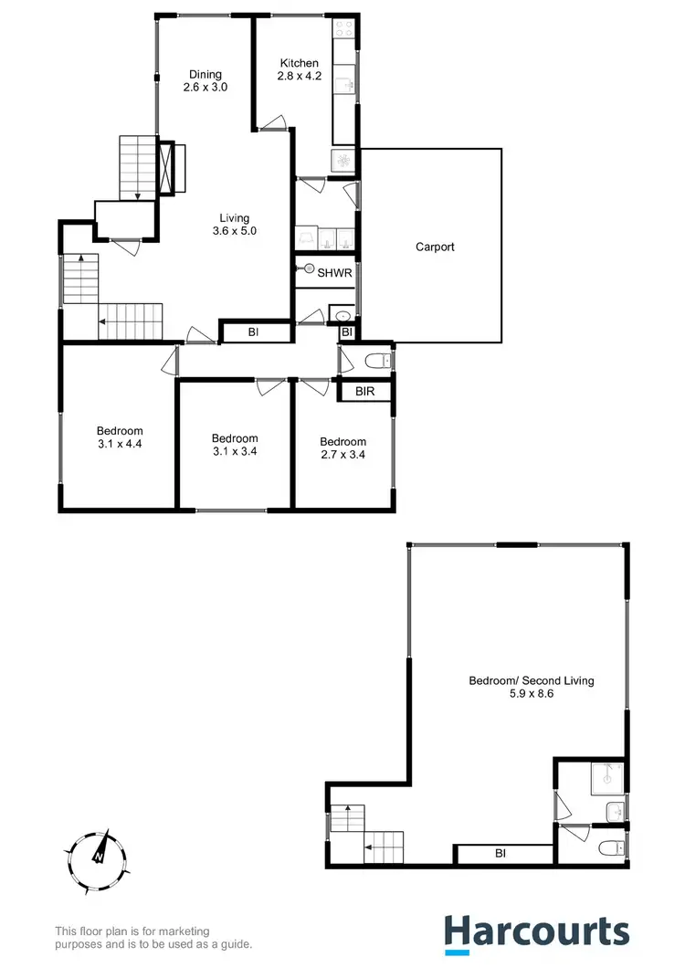 Floorplan of Homely house listing, 7 Manly Avenue, Lindisfarne TAS 7015
