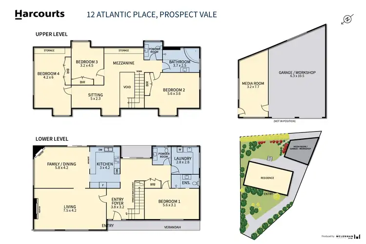 Floorplan of Homely house listing, 12 Atlantic Place, Prospect Vale TAS 7250