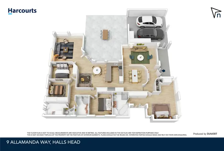Floorplan of Homely house listing, 9 Allamanda Way, Halls Head WA 6210