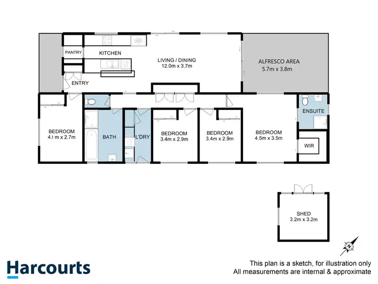 Floorplan of Homely house listing, 8 Perch Court, Kingston TAS 7050