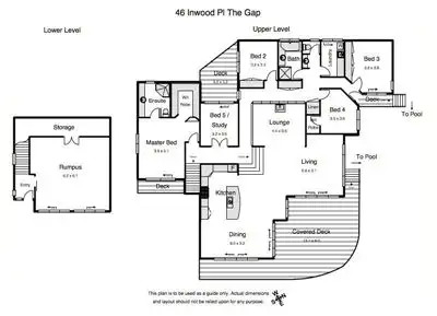 Floorplan of Homely house listing, 46 Inwood Place, The Gap QLD