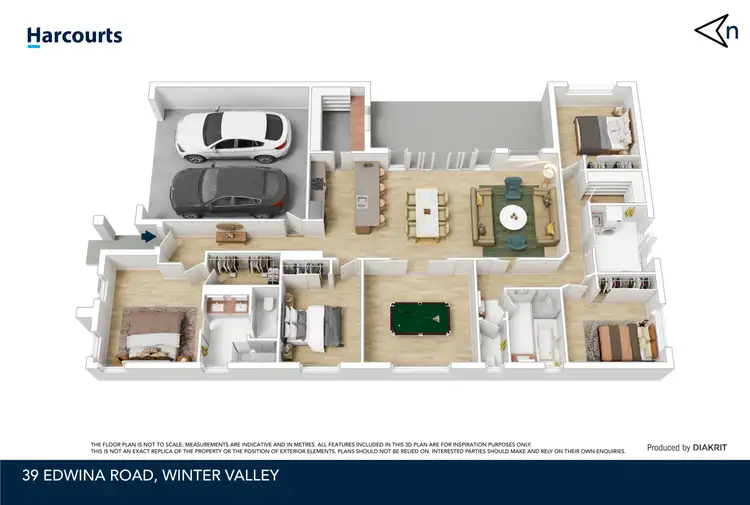 Floorplan of Homely house listing, 39 Edwina Road, Winter Valley VIC 3358