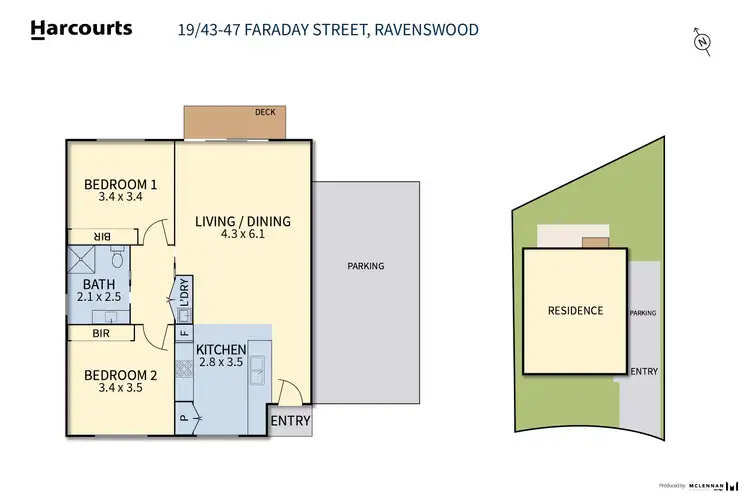 Floorplan of Homely unit listing, 4, 19 & 31/43-47 Faraday Street, Ravenswood TAS 7250