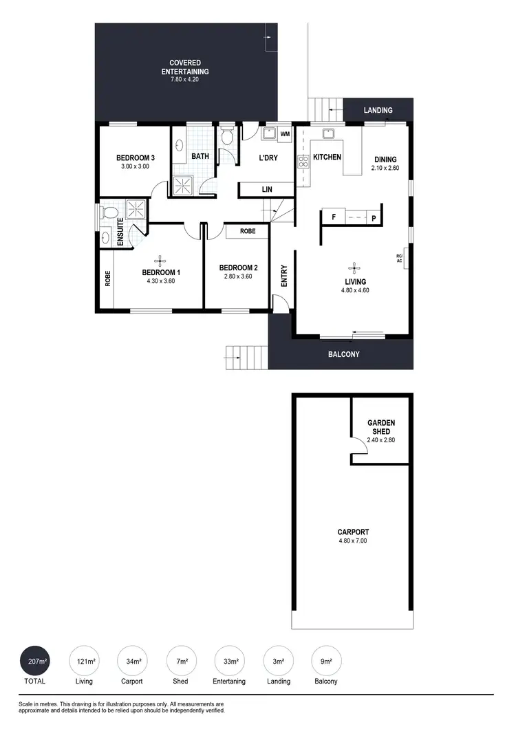 Floorplan of Homely house listing, 23 Aldam Avenue, Goolwa Beach SA 5214