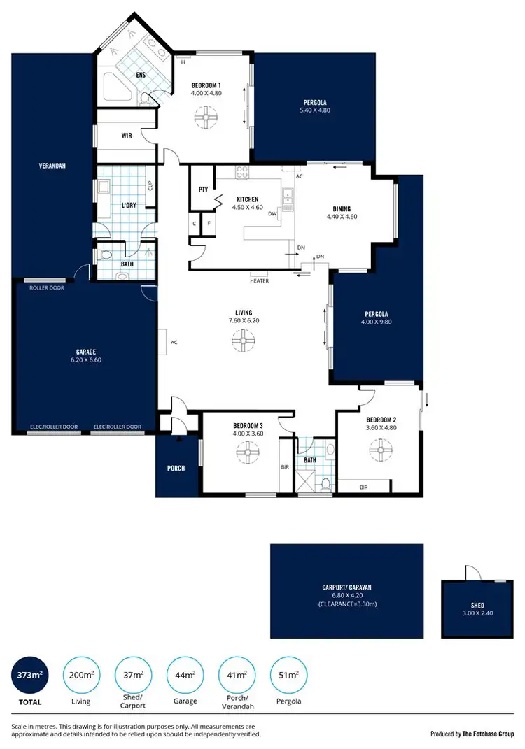 Floorplan of Homely house listing, 3 Goshawk Court, Mccracken SA 5211