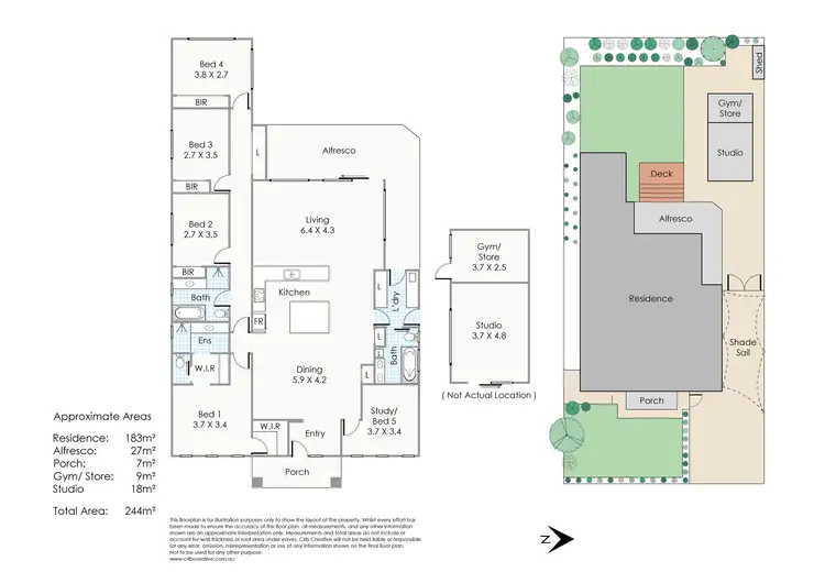 Floorplan of Homely house listing, 71 Drabble Road, Scarborough WA 6019