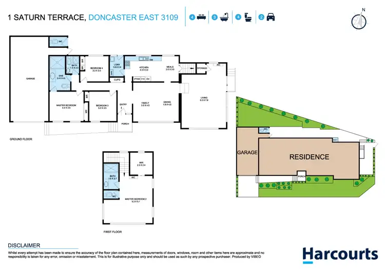 Floorplan of Homely house listing, 1 Saturn Terrace, Doncaster East VIC 3109