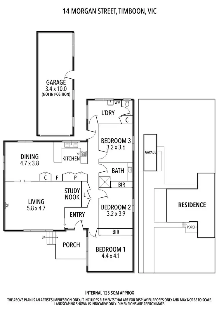 Floorplan of Homely house listing, 14 Morgan Street, Timboon VIC 3268