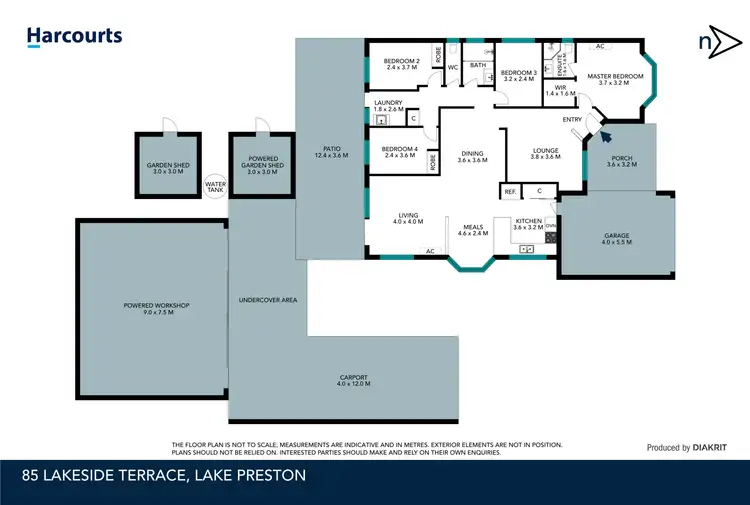Floorplan of Homely house listing, 85 Lakeside Terrace, Preston Beach WA 6215