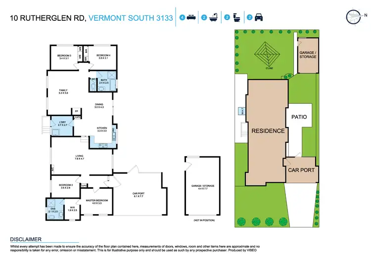 Floorplan of Homely house listing, 10 Rutherglen Road, Vermont South VIC 3133