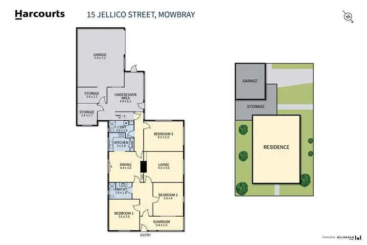 Floorplan of Homely house listing, 15 Jellico Street, Mowbray TAS 7248