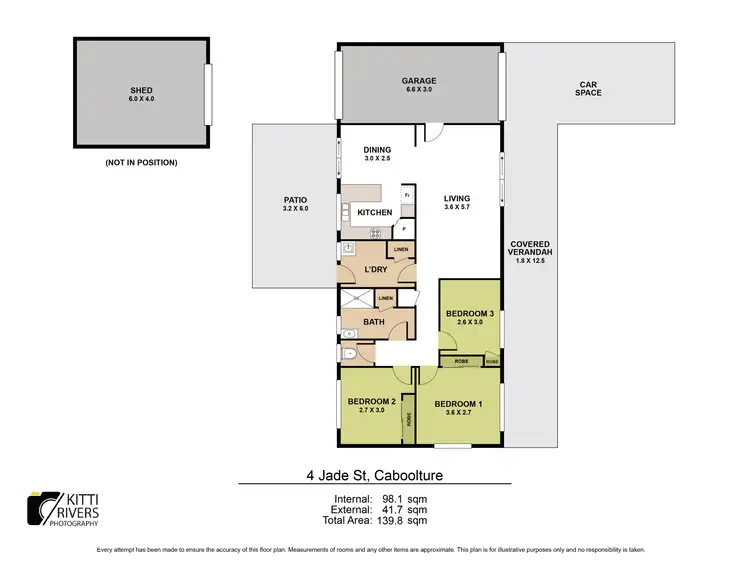 Floorplan of Homely house listing, 4 Jade Street, Caboolture QLD 4510